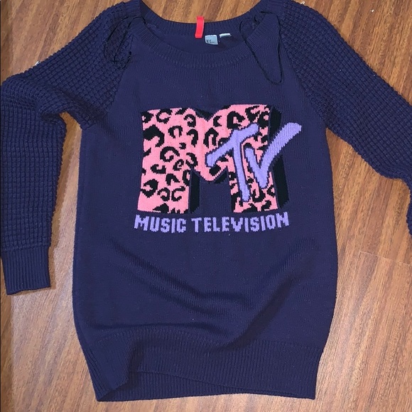 Purple MTV knit - Picture 2 of 2